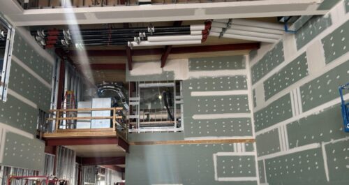 June 2026: Cafeteria drywall