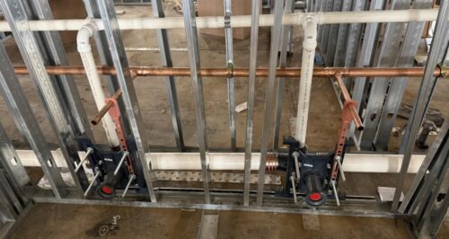 April 2026: Plumbing started